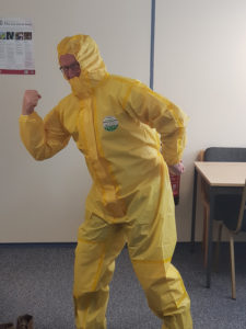 Chris modelling ADR PPE