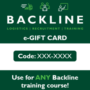 Picture of a Backline gift card.