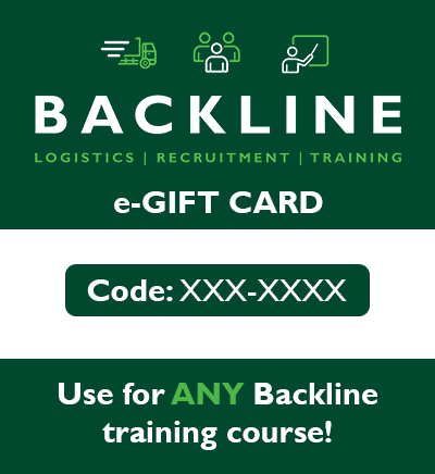 Picture of a Backline gift card.